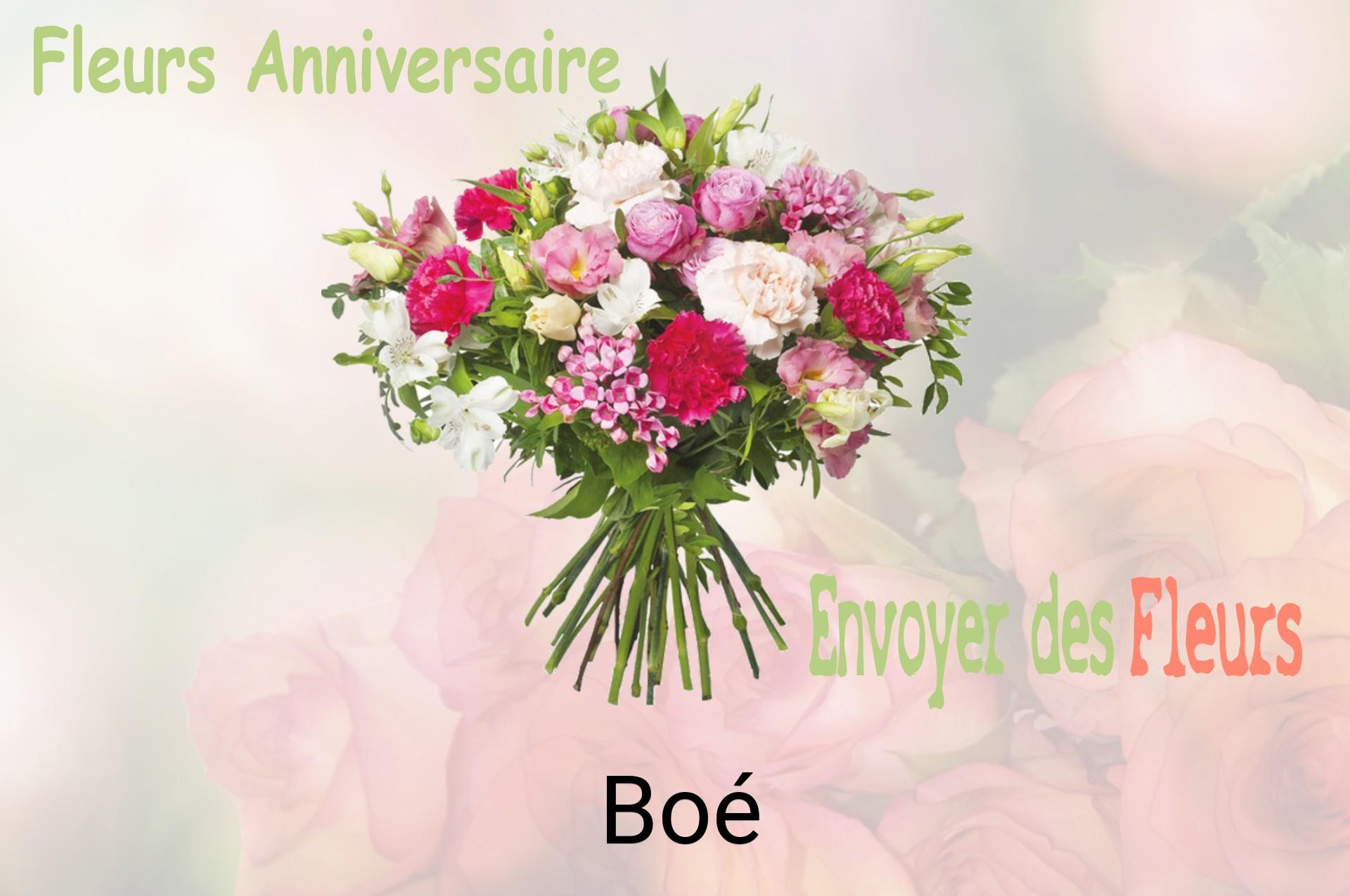 Bouquet de fleurs d’anniversaire livré à Boé